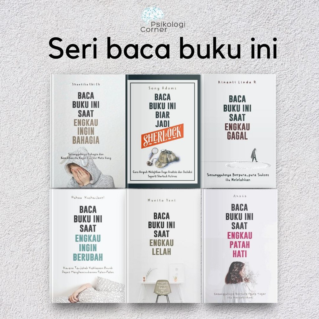 Jual Buku Seri Psikologi, Overthinking, Lelah | Shopee Indonesia