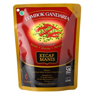 Lombok Gandaria Paket Hemat Kecap Manis Pouch 225 ml isi 3 | Shopee