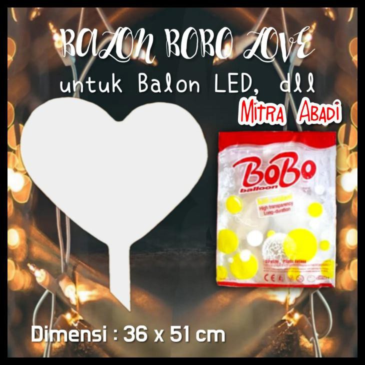 BALON PLASTIK BALON LED/BALON BOBO/BOBO BALON/BALON LAMPU TUMBLR - BOBO BULAT