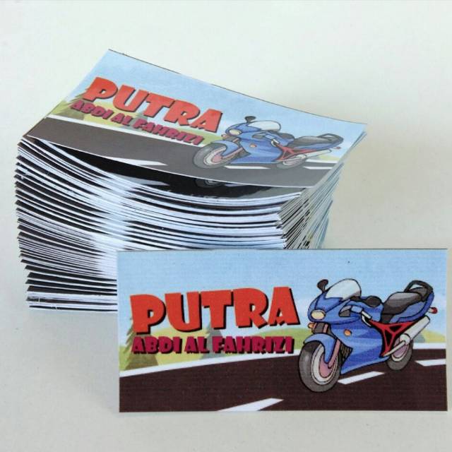 

stiker nama 20k 100pcs