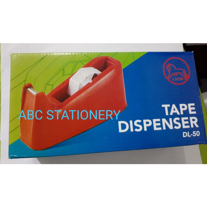 

Unik Tempat Isolasi Besar Tape Dispenser Lion No.50 Dl-50 (Warna Acak) Gilaa!!!