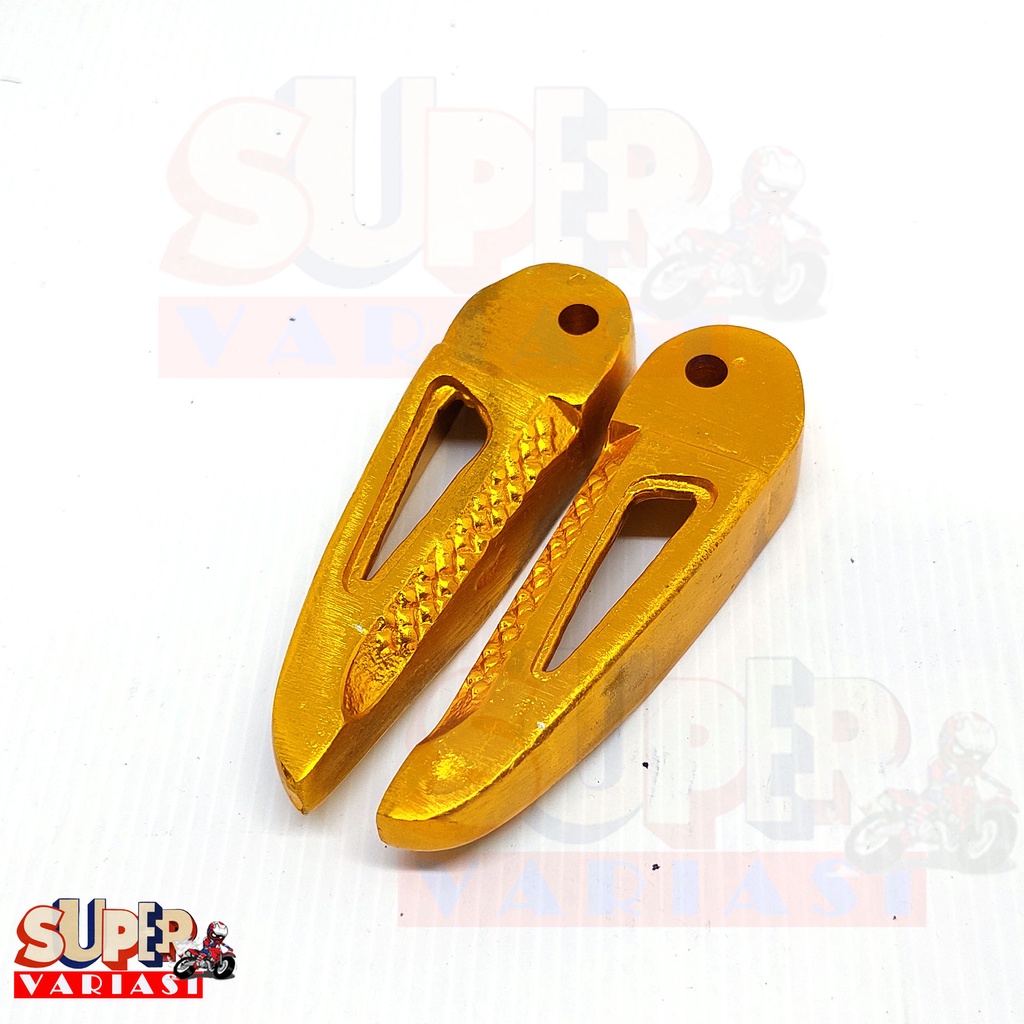 Footstep-Foot Step-Bustep Pijakan Kaki Belakang Alumunium Set Honda Matic Scoopy Beat Beat FI Vario Vario 125 / 150 Spacy - For Matic Honda