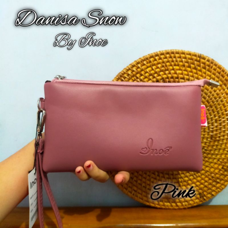 DANISA BAHAN SNOW BY INOE // DOMPET POUCH PANJANG HP WANITA