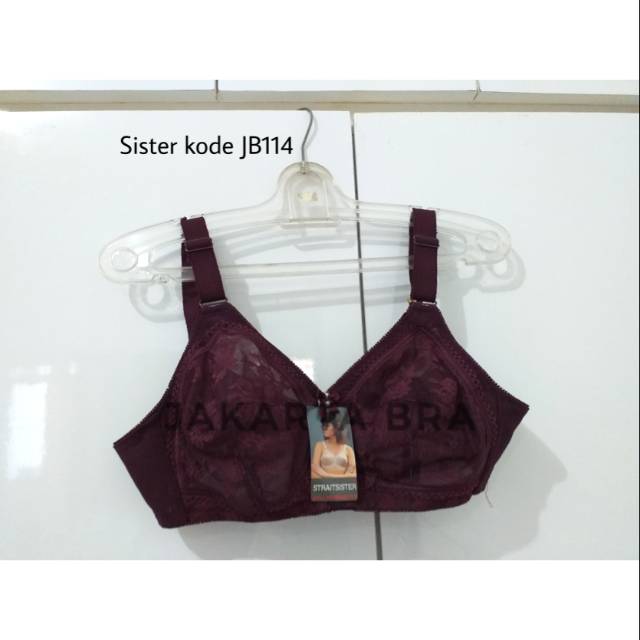 BH BRA Sister JB114 - Busa Tipis Tanpa Kawat-Size 34/36/38/40/42/44/46