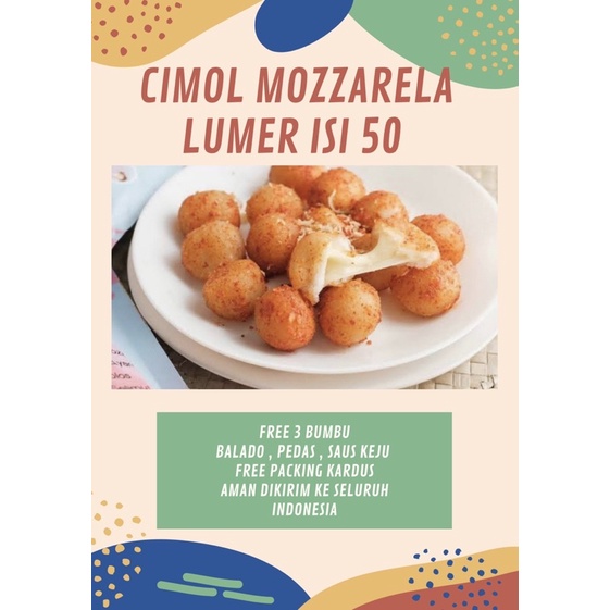 

CIMOL MOZZARELA ISI 50 JUMBO LUMER / CIMOL MOZZARELA OVIA SNACK / CIMOL MOZARELA