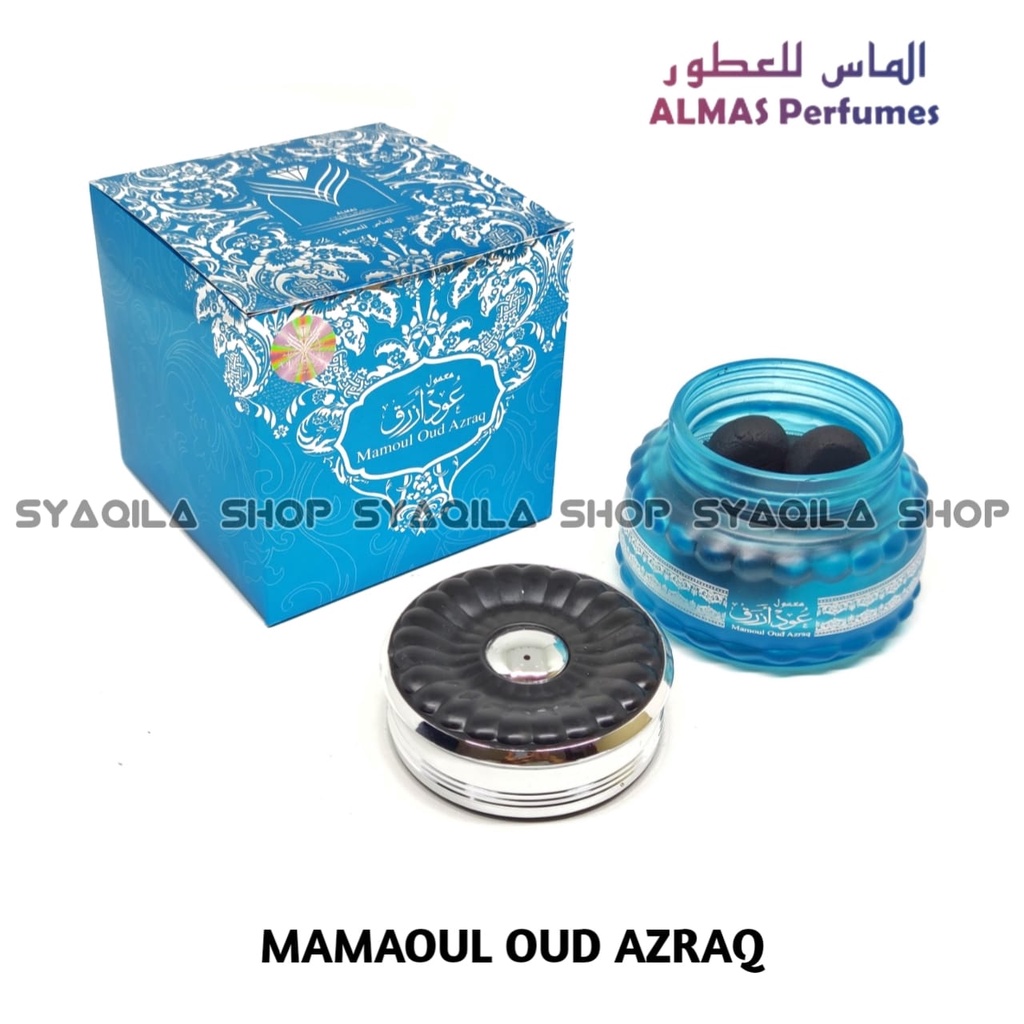 Bakhour Almas Mamoul Oud Azraq Bukhour Mamul Bukhur Mamool Bakhoor Mamol Buhur Dupa Gahru Saudi 60gr Gaharu Impor  Pengahrum Ruangan Aromaterapy