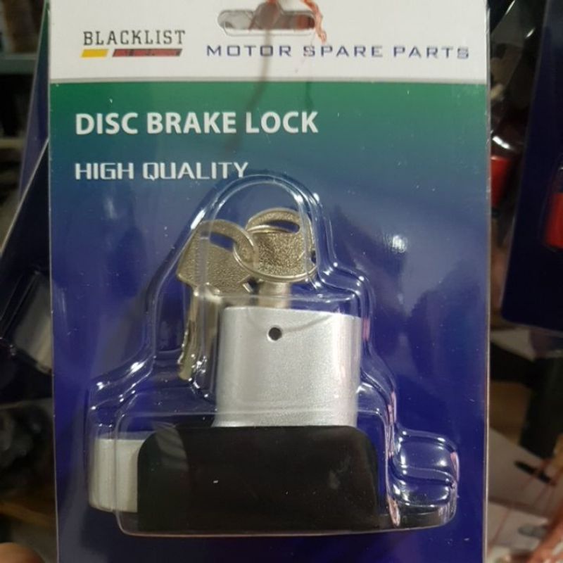 kunci disc  premium/ kunci cakram disk lock/ kunci pengaman/ gembok cakram motor universal