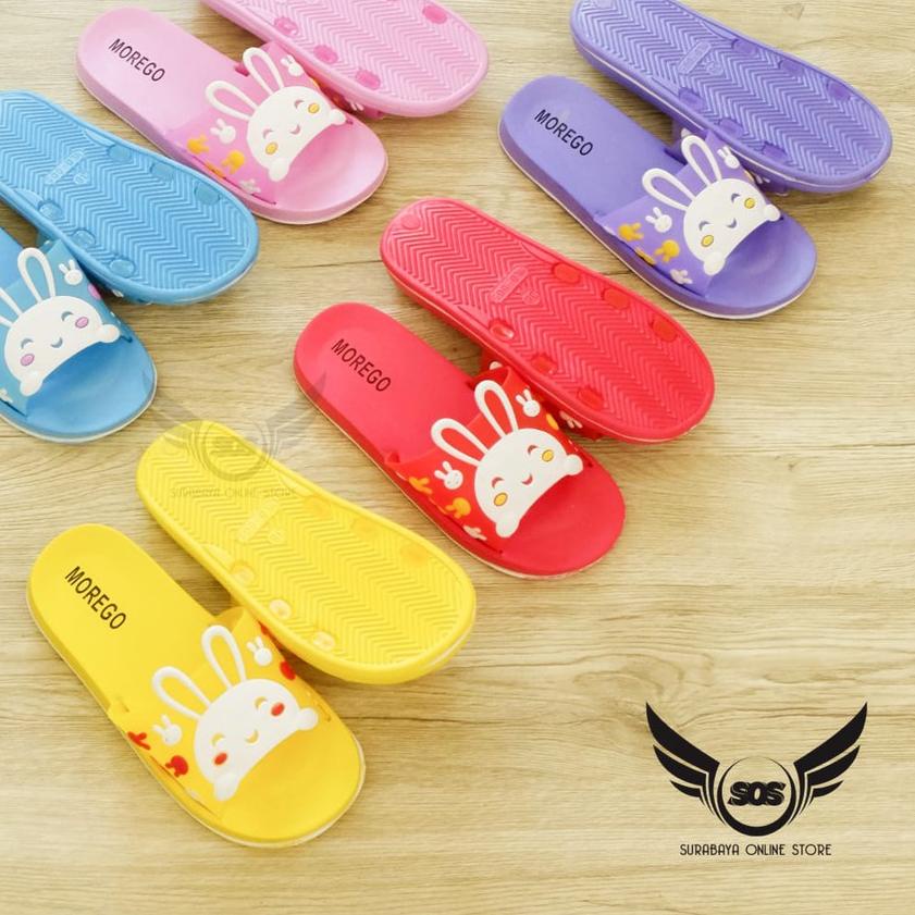 ☏ Sandal Selop Wanita Eva Kelinci Morego / Sandal Karet Karakter/ Sendal Slop Lucu/ Sandal Rumah Kar