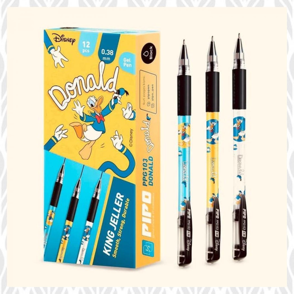 

Paket B Dapat 4 Lusin Ppg103 Disney Dan 1 Lusin Pps5 Donald Duck