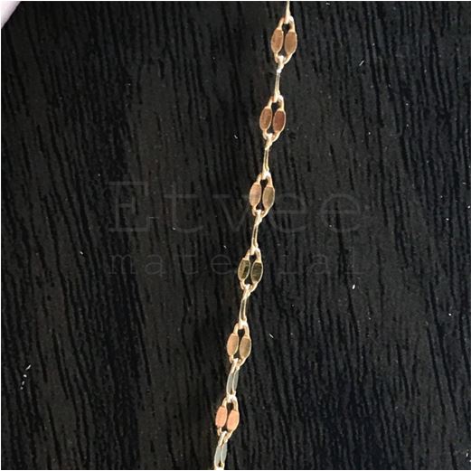 (METERAN) rantai pecah kopi kalung gelang STAINLESS STEEL titanium anti karat