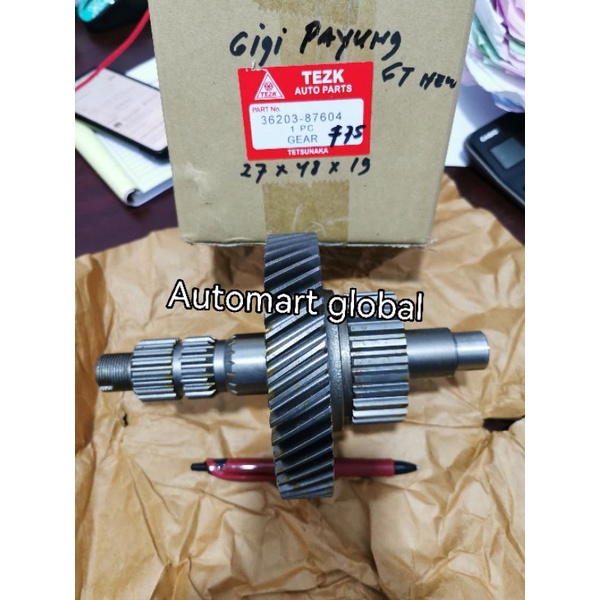 output shaft gigi transfer payung taft gt new f70 36203-87604 27x48x19 tezuka