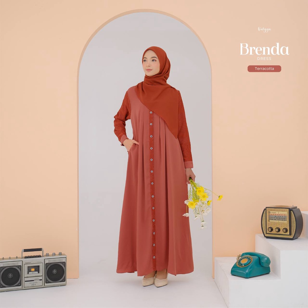 Brenda Dress Kaiyya Gamis Brokat Kondangan