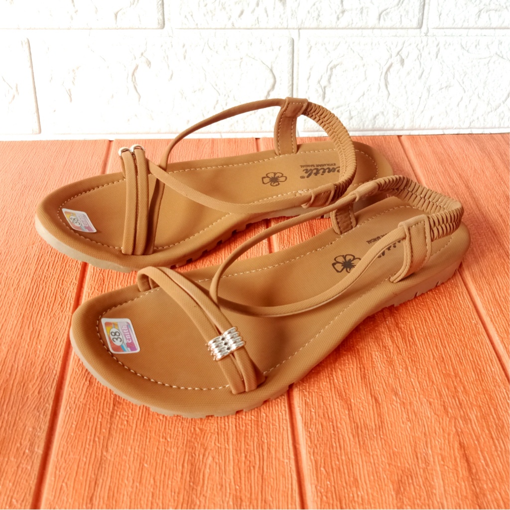 Let Slop Zenith 01 Sandal Flat Wanita Size 37-40 KPS