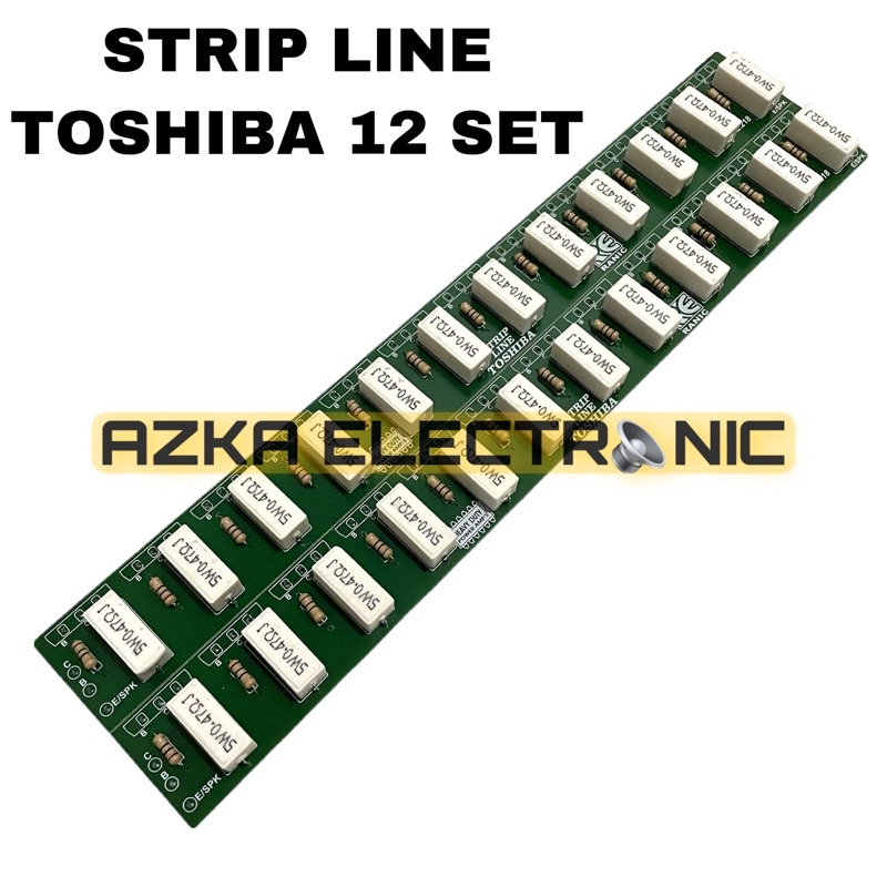 PCB TR Final Toshiba Plus Komponen Kit Strip Line Toshiba