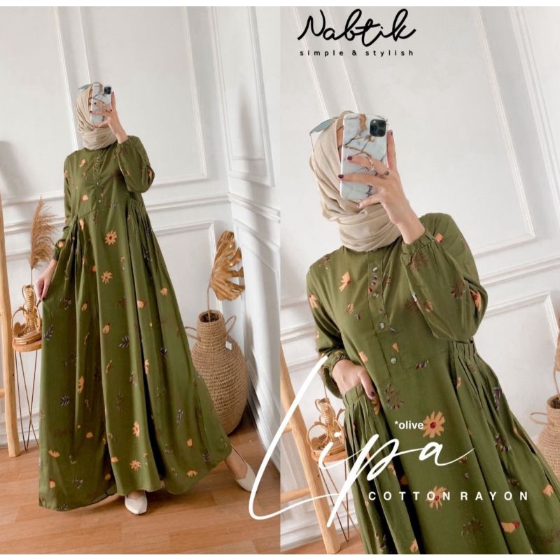 LIPA DRESS NABTIK (SIAP KIRIM MILO)
