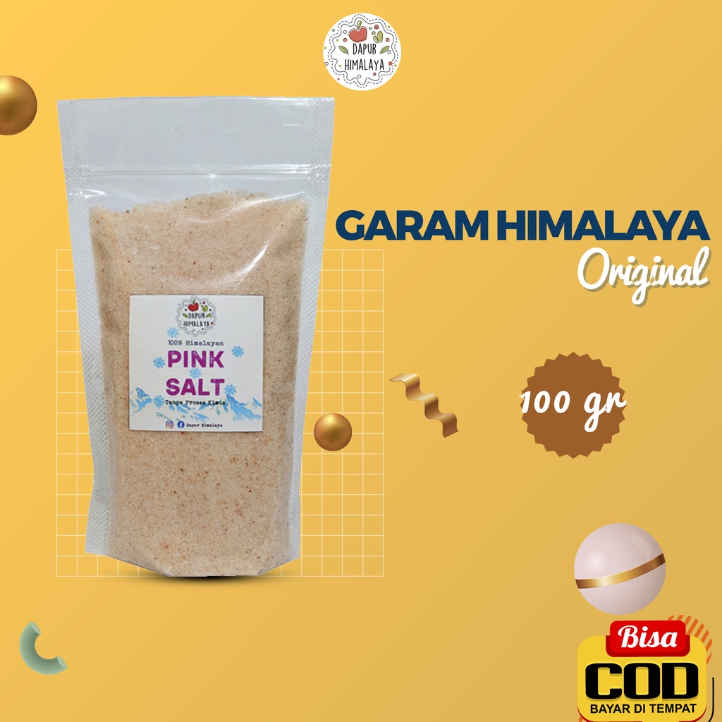 

Garam Himalaya 100gr Asli Garem Gunung Himalayan Pink Salt 100 Gr Organic Himsalt Organik Original Bumbu Dapur Penyedap Rasa Premium Sehat Ping Bukit Natural Super Food Halus Ori