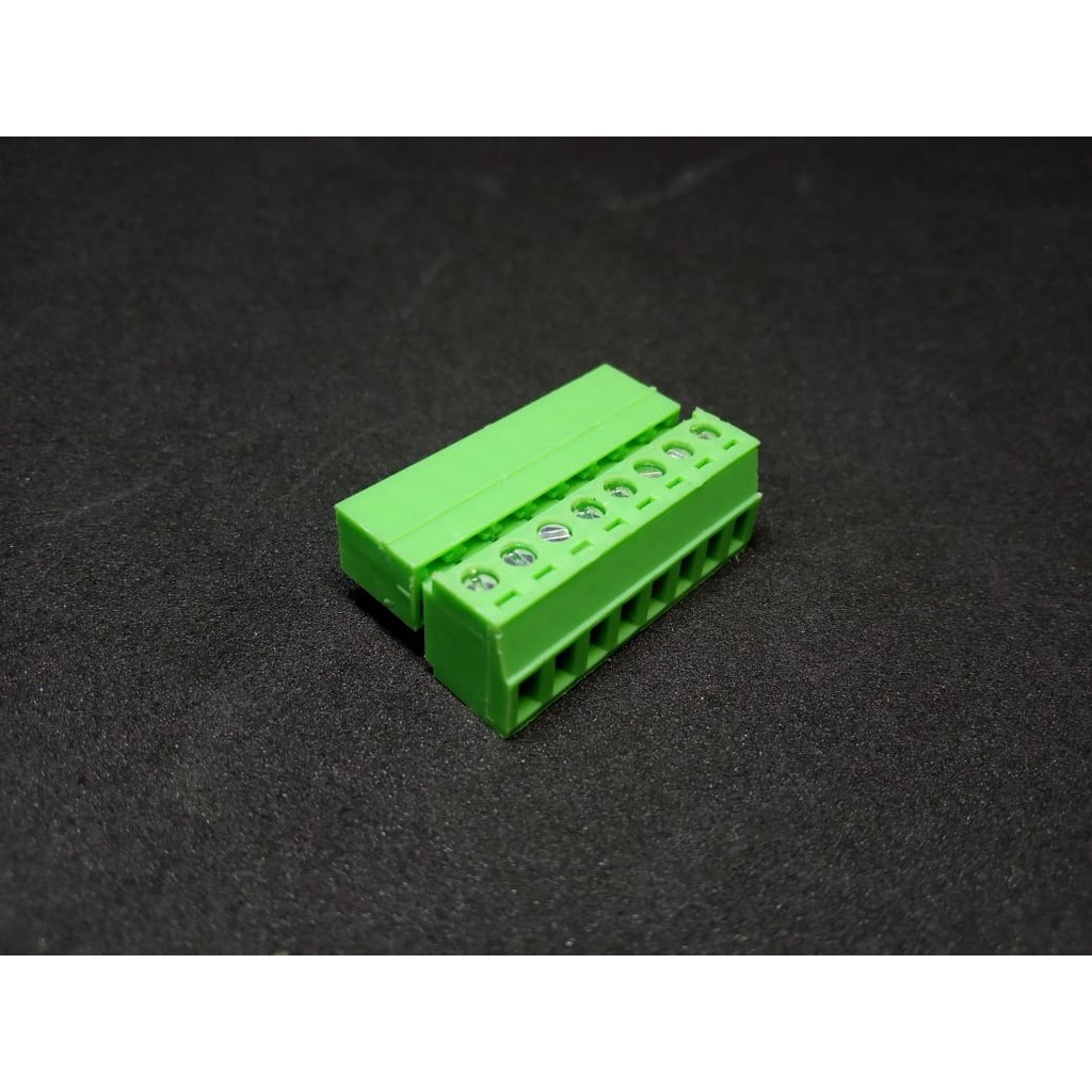 Terminal Block 8P 3.81mm Plugable 8 Pin Bengkok Plug-in Connector PCB