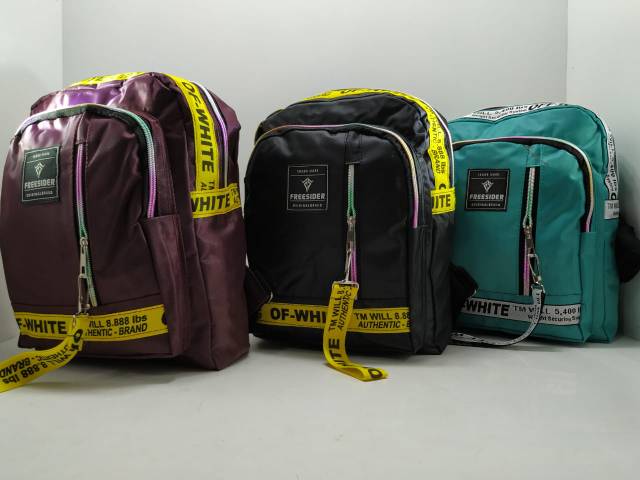 Tas punggung Ransel Offwhite