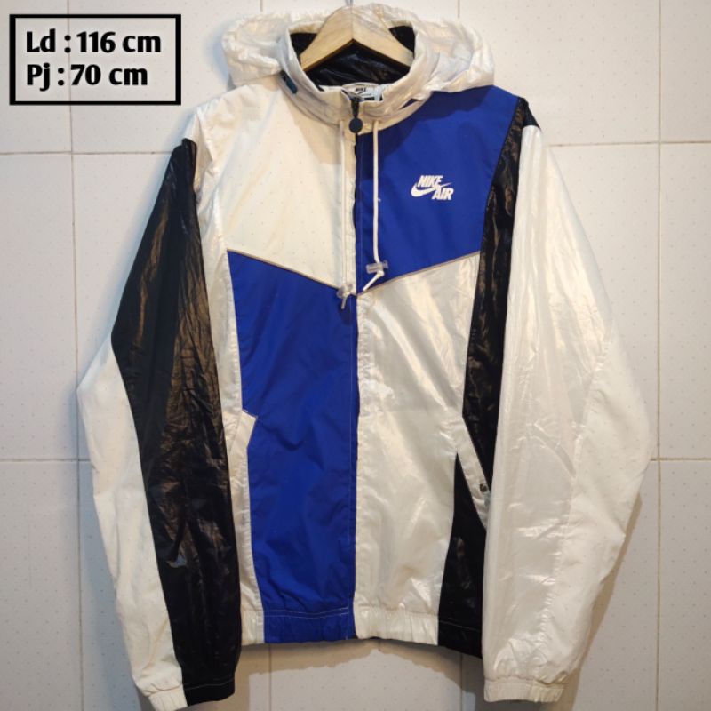 NIKE preloved branded jaket pria wanita cewek cowok thrift pl bekas second jacket parasut outdoor gu