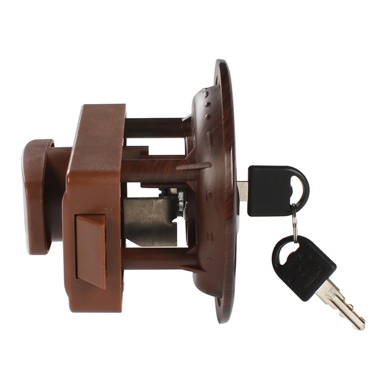 TK RV Door Lock With Two Keys Set Bathroom For Motor Home Boat Camper Accessories fit for door thickness 24-45mm