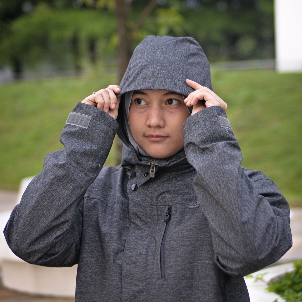 Greenforest Bunaken Jaket Gunung Waterproof Inner Polar Pria dan Wanita-4