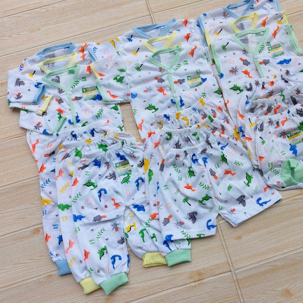 18 PCS PUTIH Baju celana bayi Paket hemat Gift newborn baru lahir hadiah lahiran