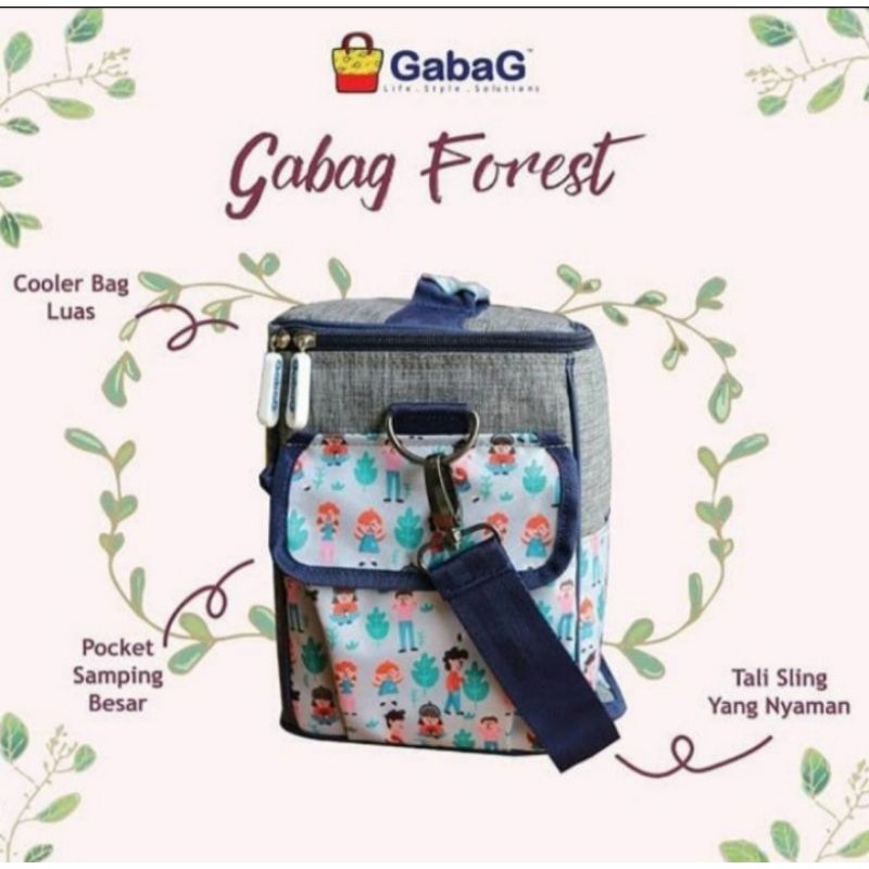 GABAG FOREST Cooler Bag Single Sling Thermal Bag Tas ASI Coolerbag