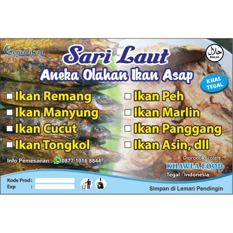 

IKAN ASAP BERKUALITAS DAN HIGENIS.
