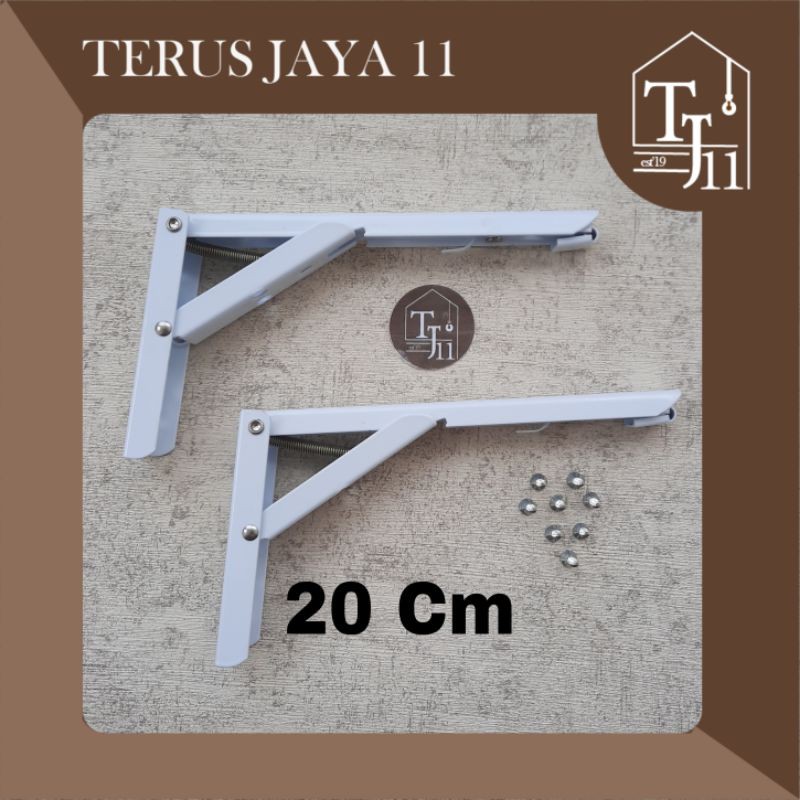 Siku Lipat / Siku Wallshf / Fold Bracket TWIN ukuran 20Cm harga grosir