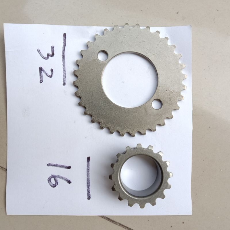 Gir Sentrik GL Pro Series Bawah Atas Gigi Sentrik GL100 Max Pro Kualitas Awet