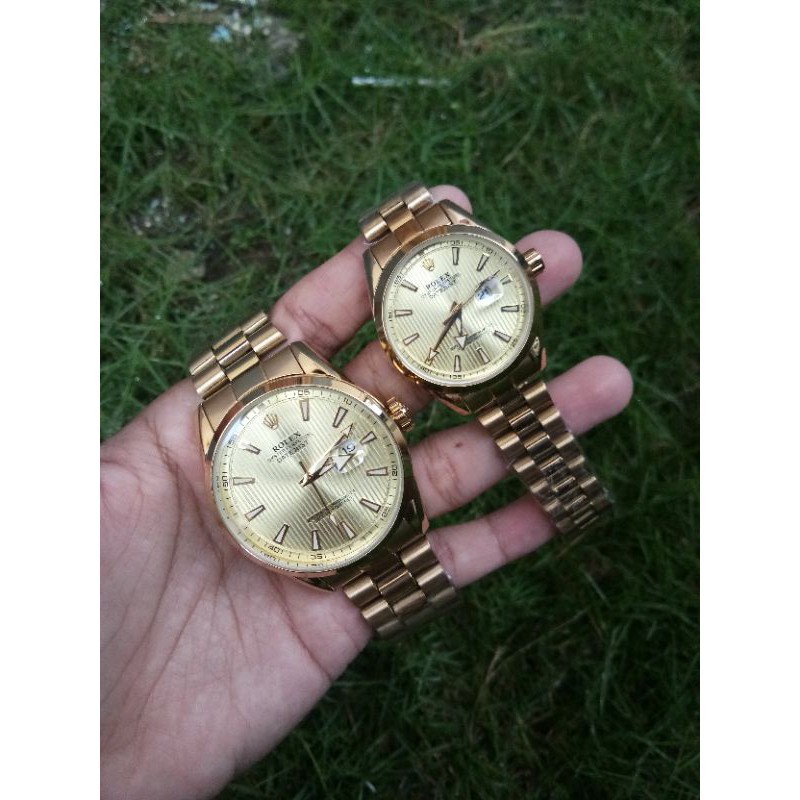 jam couple gold rolex