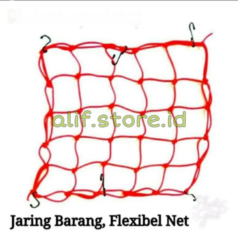 COD || Cargo fleksibel net Jaring jok Jas hujan helm dan barang strech