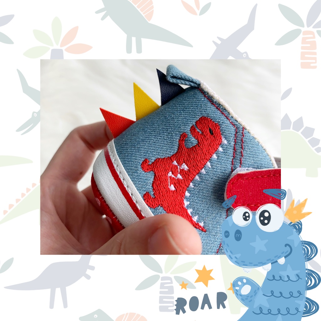 sepatu anak bayi baby newborn 0 12 bulan 1 tahun DINO JEANS PREWALKER