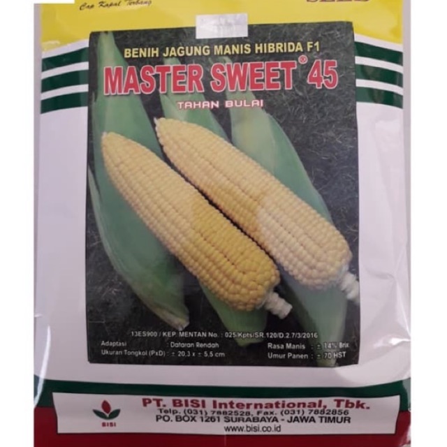 Benih Jagung Manis Master Sweet 45 250gram