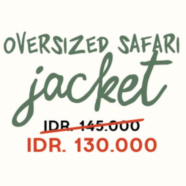 Oversized Safari Jacket THENBLANK