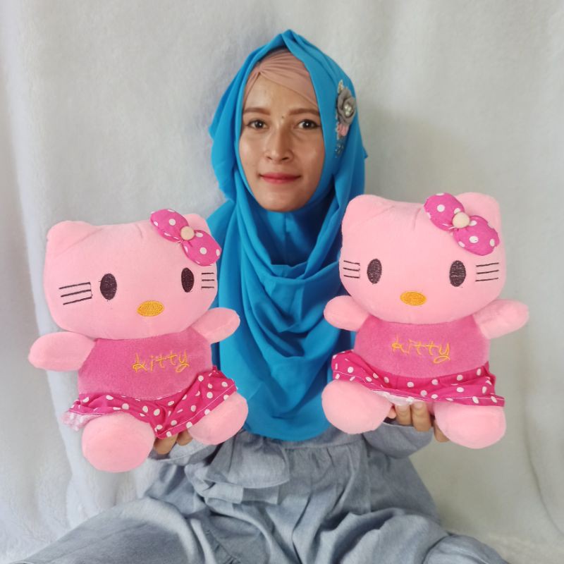 boneka hello Kitty BAJU S MURAH 21cm