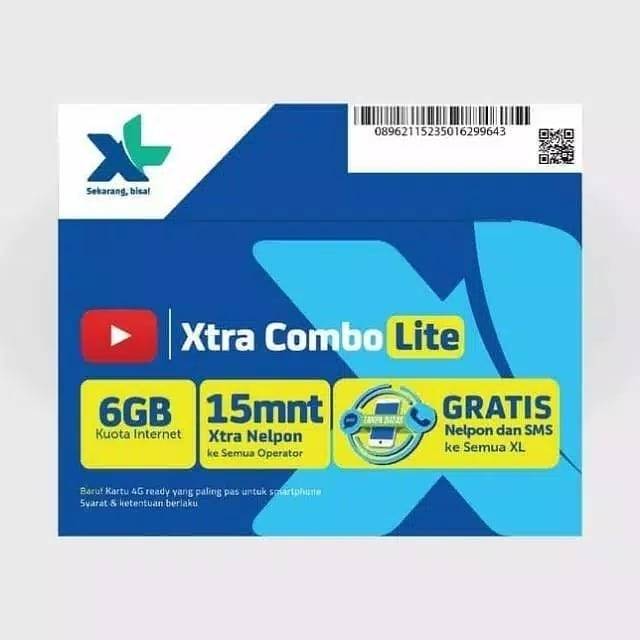 Kartu perdana dan paket internet XL 6GB