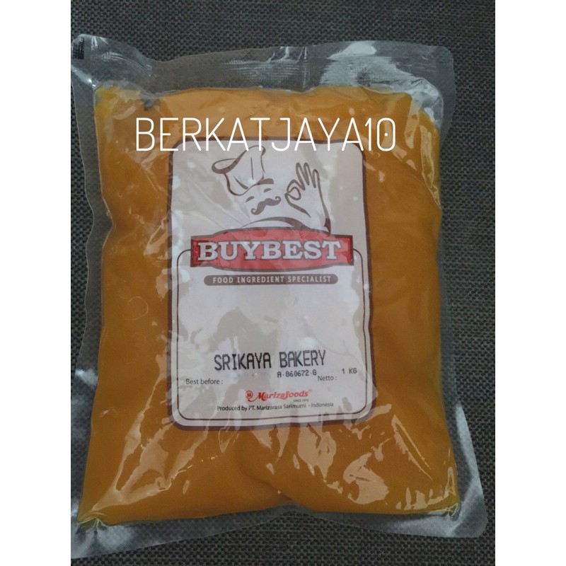 Selai Srikaya Bakery Jam Mariza Buybest Topping Filling Isian Roti 1  kg