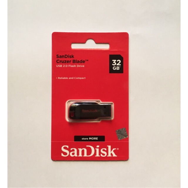 SanDisk Flashdisk Cruzer Blade CZ50 - 32GB Garansi Resmi