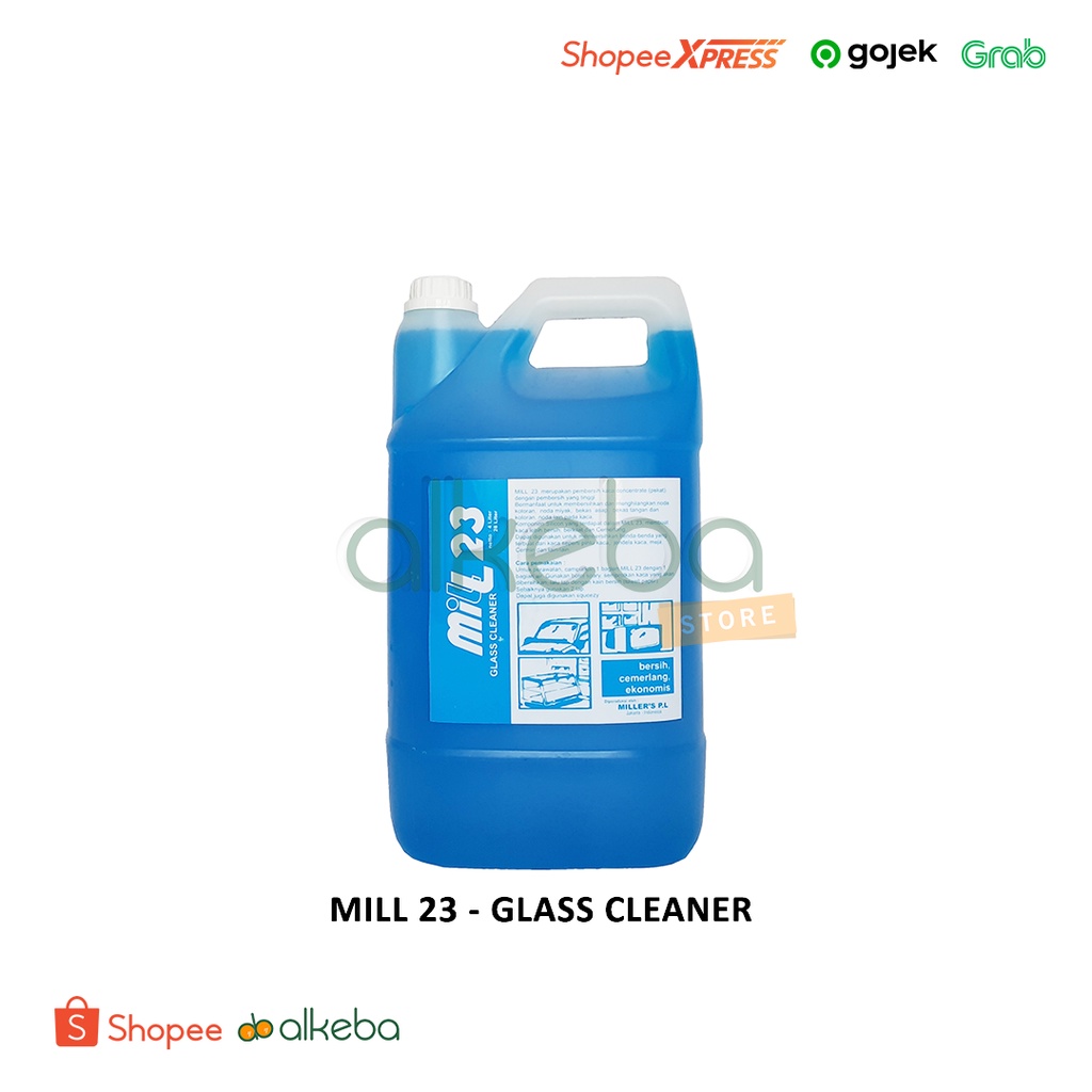 Glass Cleaner Cairan Pembersih Kaca Kemasan Galon 4 Liter