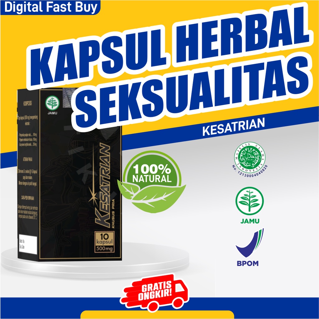 Jual Kesatrian Obat Kuat Sex Tahan Lama Kapsul Kasatrian Obat Sex Seperti Kesatria Isi 10 Kapsul 