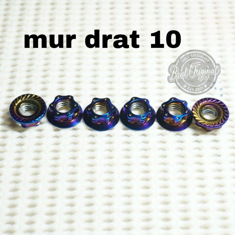 mur 10 new probolt blue mur baut drat 10 original heng thailand