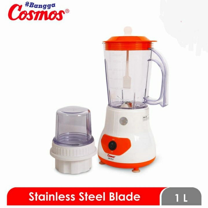 COSMOS CB 171 P - Blender Plastik 1 Liter 2in1 2 Tabung