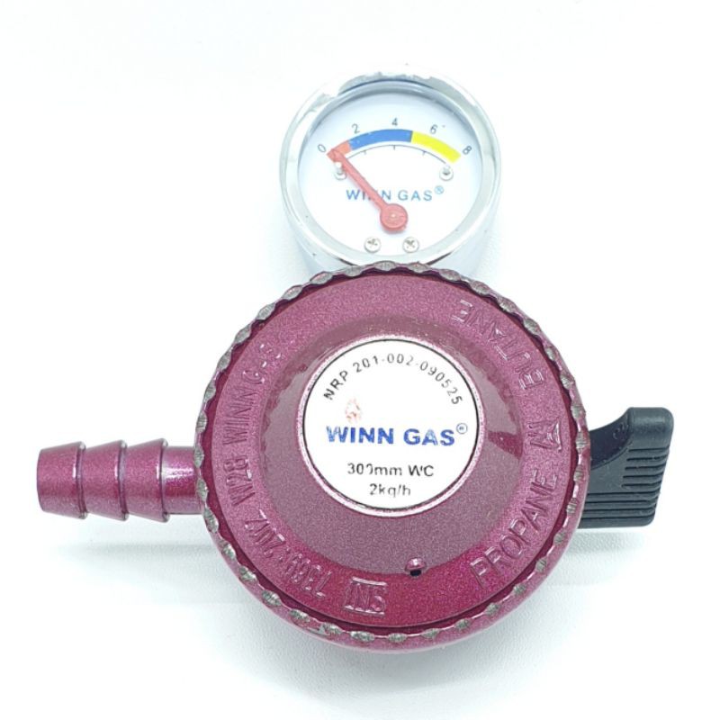 Regulator Gas Winn Gas W-28M Meter Tekanan Rendah / Regulator Kompor Gas Elpiji LPG