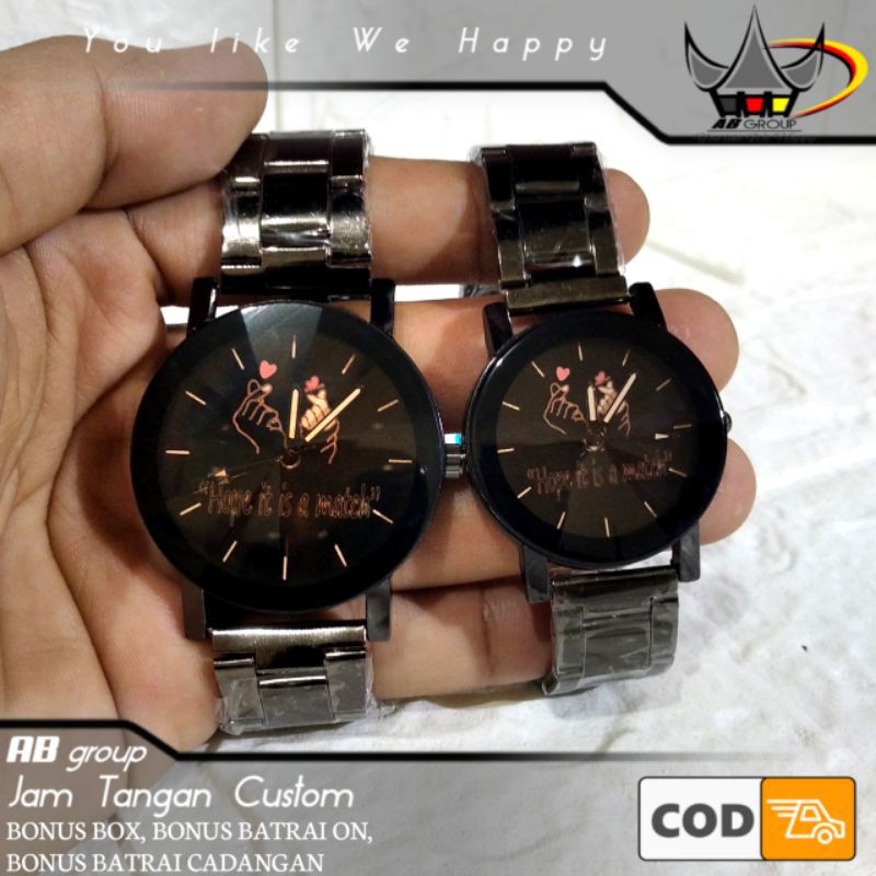 AB | Jam Tangan Custom Desain Motif Suka-Suka | Bisa Request Desain