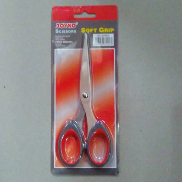 

Gunting joyko soft grip ukuran tanggung 17cm