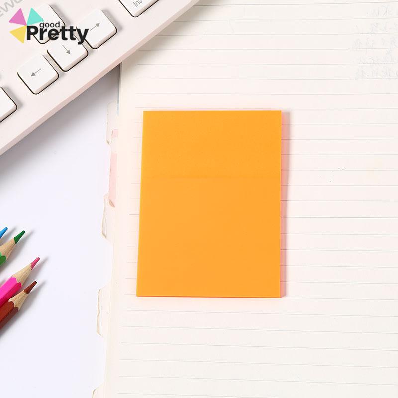 50PCS Stiker Transparan Fluorescent Tanpa Cover - PD