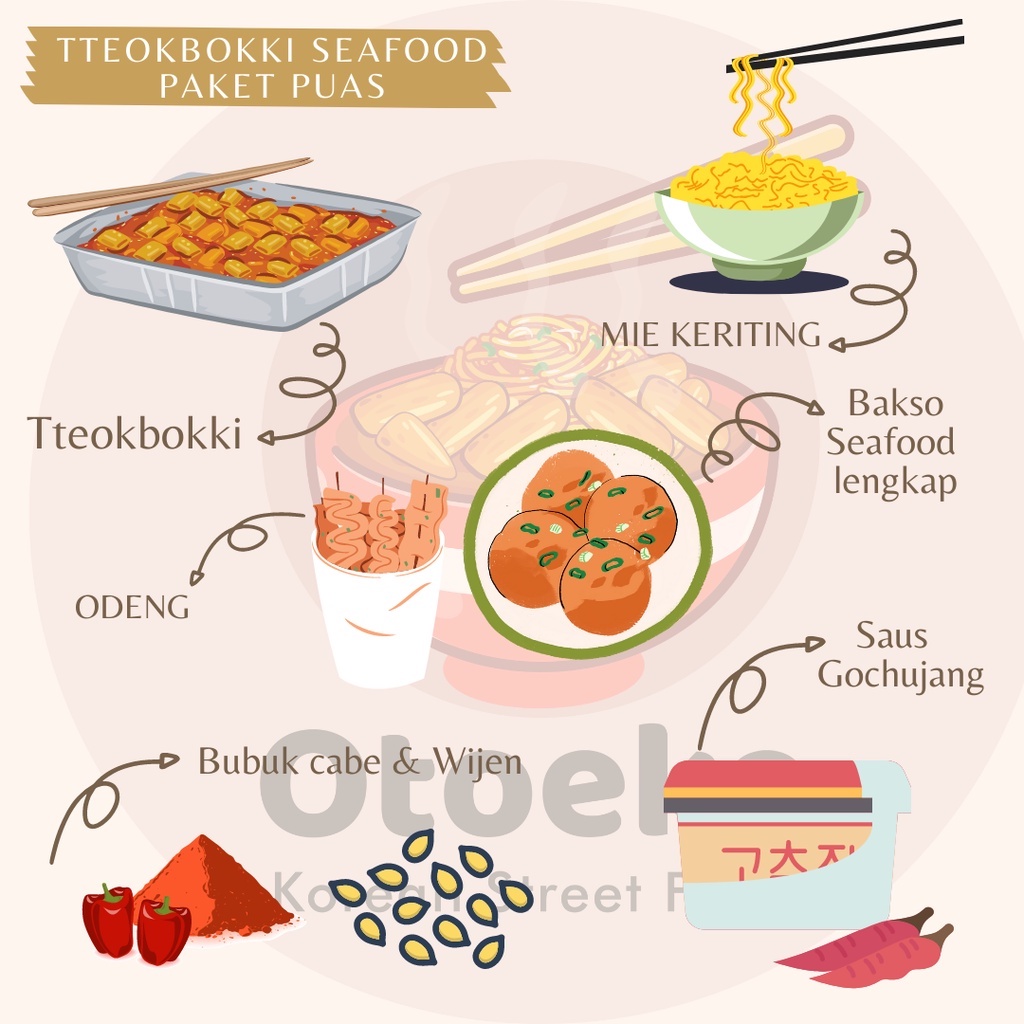 

toppoki/tteokbboki seafood paket puas halal