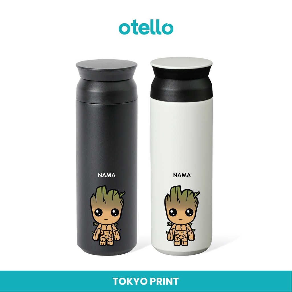 Tumbler Custom Nama Karakter Groot Guardians of The Galaxy Custom Print Botol Minum Souvenir Anak