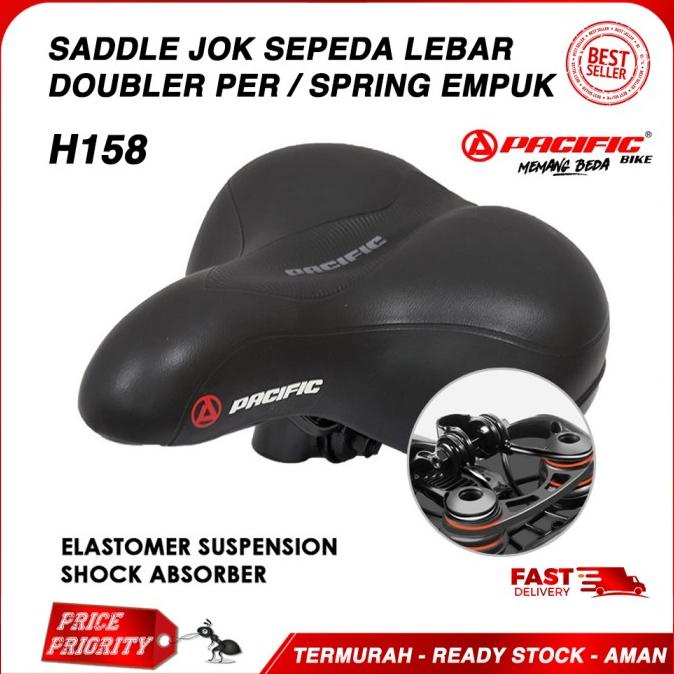 Sadel Jok Sepeda Lipat, Mtb, Double Per Super Empuk Pacific Universal